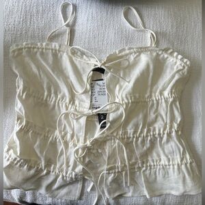 New H&M top with three ties!